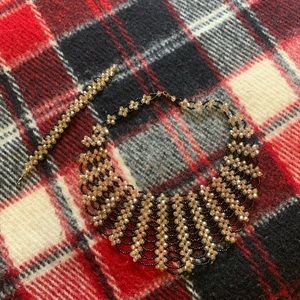 Beaded necklace and bracelet